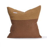  Stan 20 - Oak - Caramel & Oak Linen Pillow - Back