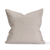 Nash - White and Black Mud Cloth Pillow - 22"- Back