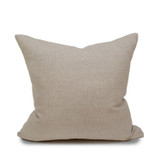 Onyx 22 - Linen and Vintage Textile Pillow - Back