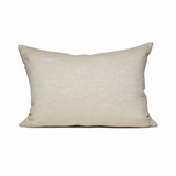 Grant Lumbar Pillow 16 x 22 - Jasper Velvet with Luxe Vintage Center Embellishments - Back