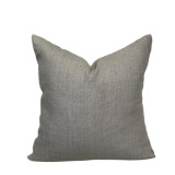 Shore 20 x 20 Luxe Vintage Pillow - Pure Natural Linen - BACK
