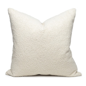 Cloud Vegan Faux Sherpa Fur Washable Pillow - Front