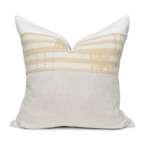Argenta 22 - Aso Oke Vintage textile pillow - front