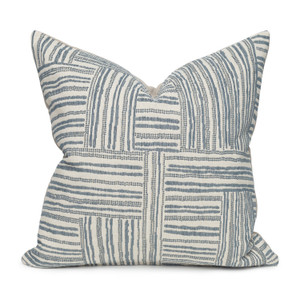 Harris Decorative Pillow - Ocean - 22 x 22- front view