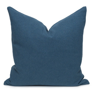 Crosley Cotton Twill  pillow - midnight - Fabric Detail