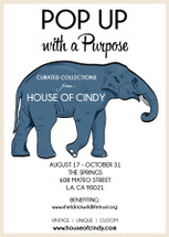 Elephant Rescue, Poufs, Pillows and “Pop Up with a Purpose”