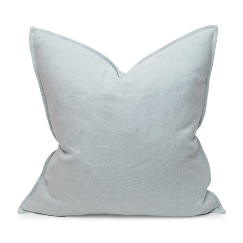 Simone PURE LINEN Pillow Aquamarine - Front