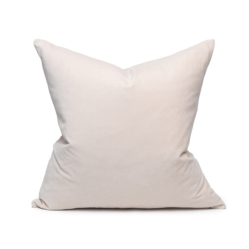 Sophie Blush Velvet decorative pillow - front