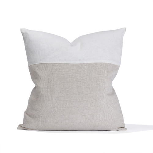  Stan 20 - Blanc - Natural Linen Pillow - Front