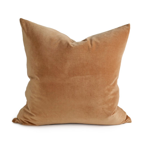 Zoe Cotton Velvet Double Sided Pillow - Front