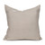 Blanca Oro Solid White Mud Cloth Pillow - Back
