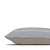 Capri Hand Loomed Stripe Pillow Front - Gris Clair - Side