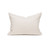 Carter Handspun Indian Wool Earth Brown and Ivory Stripe 20 inch Pillow - Back