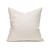 Trevor Handspun Indian Wool Ivory and Brown 24 inch Pillow - Back