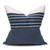 Marin Blue Indigo Mud Cloth Pillow - 22 - Front View