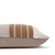 Mojave Natural Linen Aso Oke Luxe Vintage Lumbar Pillow - 16 x 22 - Side