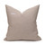 Christy Natural Linen Aso Oke Luxe Vintage Pillow - 22 - Back