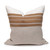 Mojave Linen Aso Oke Luxe Vintage Pillow - 22 - Front