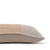 Christy Natural Linen Aso Oke Luxe Vintage Lumbar Pillow - 14 x 20- Side