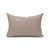 Celine Rose Quartz Linen Velvet Lumbar Pillow - Back