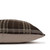 North Handspun Indian Wool Ivory and Brown 24 inch Pillow - Side