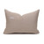 Park Handspun Indian Wool Ivory and Brown 24 inch Pillow - Back