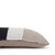 Hampton Carbon and Natural Linen Lumbar Pillow - 14 x 36  - Side