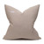 Coast Natural Linen Aso Oke Stripe Luxe Vintage Pillow - 22 - Back