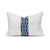 Peak Indigo Lumbar Pillow- 1420- Front View