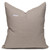 North Handspun Indian Wool Ivory and Creme 24 inch Pillow - Back View