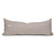 Chester Handspun Indian Wool Mint stripe 14 x 36 inch Lumbar Pillow - Back View