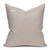 Ember Natural Linen and Aso Oke Pillow - 22- Back View