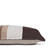 Ember Natural Linen and Aso Oke Lumbar Pillow - 14 x 36- Side view