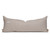 Julia Indian Sage Wool Tassel Lumbar Pillow - 1436- Back View