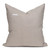 Scarlet Luxe Vintage Pillow with African Aso Oke Textiles and 100% Eco-friendly Topanga linen in Natural & Cotton Velvet- 22- Back View