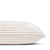 Polar Snow Pillow in Vegan Fur- 22 x 22 - Side View