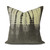 Ripple 20 Olive Green Tie Dyed Cotton Velvet Decorative Pillow - Back
