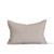 Luxe Lumbar 1420 - Linen & Velvet Pillow  - Back