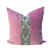 Gill Luxe Vintage Violet Rose Cotton Velvet 20 x 20 Pillow