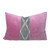 Gill Luxe Vintage Violet Rose Cotton Velvet 14 x 20 Lumbar Pillow
