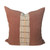 Cafe 20 x 20 Luxe Vintage Pillow - 100% Brown Linen - Front