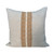 Perrie 20 x 20 Luxe Vintage Pillow - Pure Natural Linen - Front