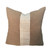Coco 20 x 20 Luxe Vintage Pillow - Pure Linen in Stone - Front