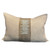 Jade Lumbar 1420 - Linen and Vintage Textile Pillow -Front