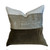 Moss 22 x 22  Luxe Vintage Pillow - 100% Natural Linen and Cotton Velvet- Front 