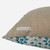 Riad 20 x 20 Cotton Stripe Block Print Pillow - Side Detail