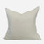 Coast 22 x 22 Cream pure linen Pillow - Front