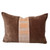 Chalet Lumbar 1420 - Cotton Velvet and Pure Linen Pillow - Front
