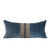 Pillow Gem Lumbar 1022 - Cotton Velvet and Pure Linen Pillow - Front