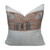 Catalina Pillow 22 - Natural Linen and White Luxe Vintage Textiles : Back